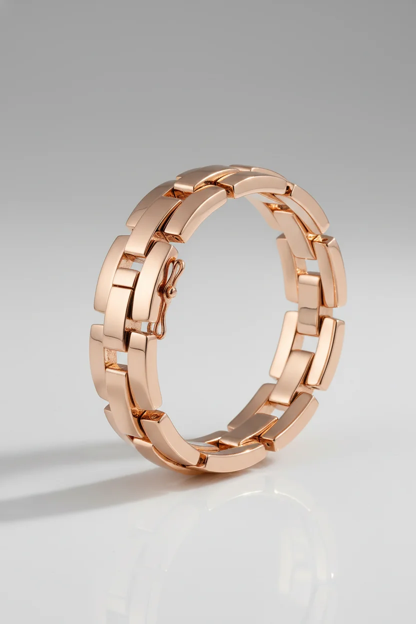 Artisan Statement Bracelet & Ring Set - Image 2